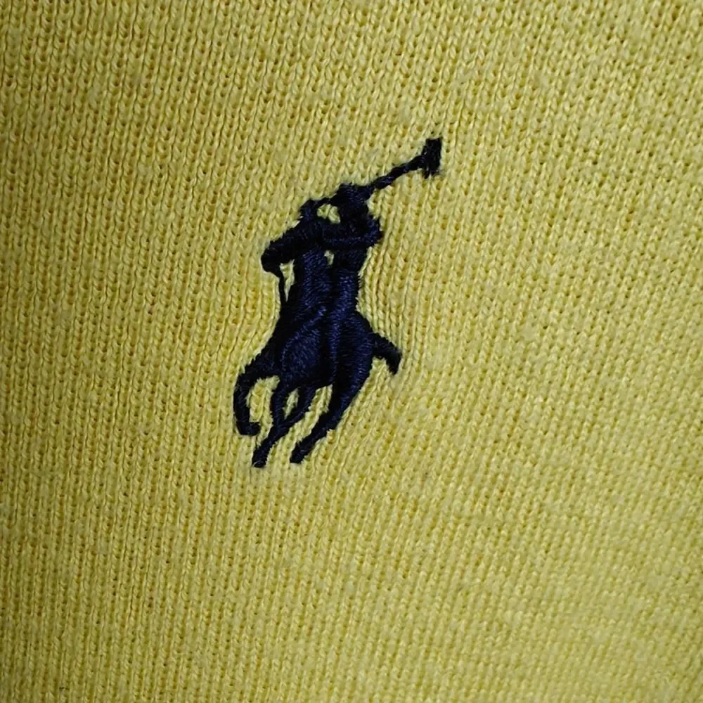 Polo by Ralph Lauren Men's V-Neck Sweater in Sunny Yellow Size XLT